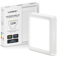 Panel LED natynkowy kwadratowy 1080lm 12W CCD