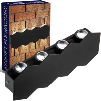 Lampa ścienna elewacyjna LED 8W 720lm kinkiet zewnętrzny ogrodowy