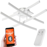 Lampa sufitowa LED ściemnia aplikacja na telefon Tuya SMART Bluetooth + pilot