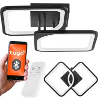 Lampa Sufitowa LED ściemnia aplikacja na telefon Tuya SMART Bluetooth + pilot
