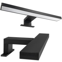 Lampka łazienkowa na szafkę nad lustro LED czarny kinkiet naszafkowy