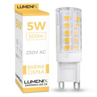 Żarówka LED G9 500lm 5W 