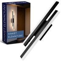 Lampa ścienna elewacyjna ogrodowa kinkiet zewnętrzny 18W LED CCD 40cm