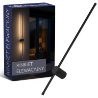 Lampa ścienna elewacyjna ogrodowa kinkiet zewnętrzny 18W LED CCD 90cm