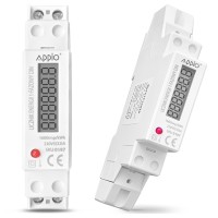 Licznik energii elektrycznej miernik zużycia prądu na szynę DIN podlicznik