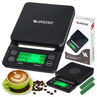 Waga kuchenna precyzyjna 5000g / 0,1g wyświetlacz licznik  do parzenia kawy