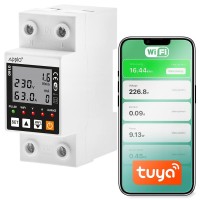 Licznik prądu energii mocy napięcia TUYA SMART Aplikacja WiFi na szynę DIN