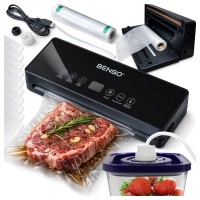 Zgrzewarka Próżniowa 150W Pakowarka Do Jedzenia Gilotyna + Woreczki Folia