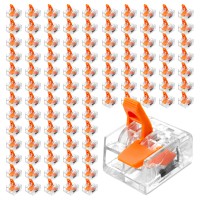 100x Szybkozłączka Zaciskowa 2P Złączka Oświetleniowa