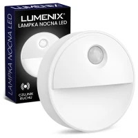 Bezprzewodowa Lampka Ścienna LED Czujnik Ruchu Zmierzchu PIR Na Baterie