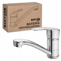 Bateria Umywalkowa Kuchenna Nablatowa Kran Do Zlewu Chromowa VETTÄ